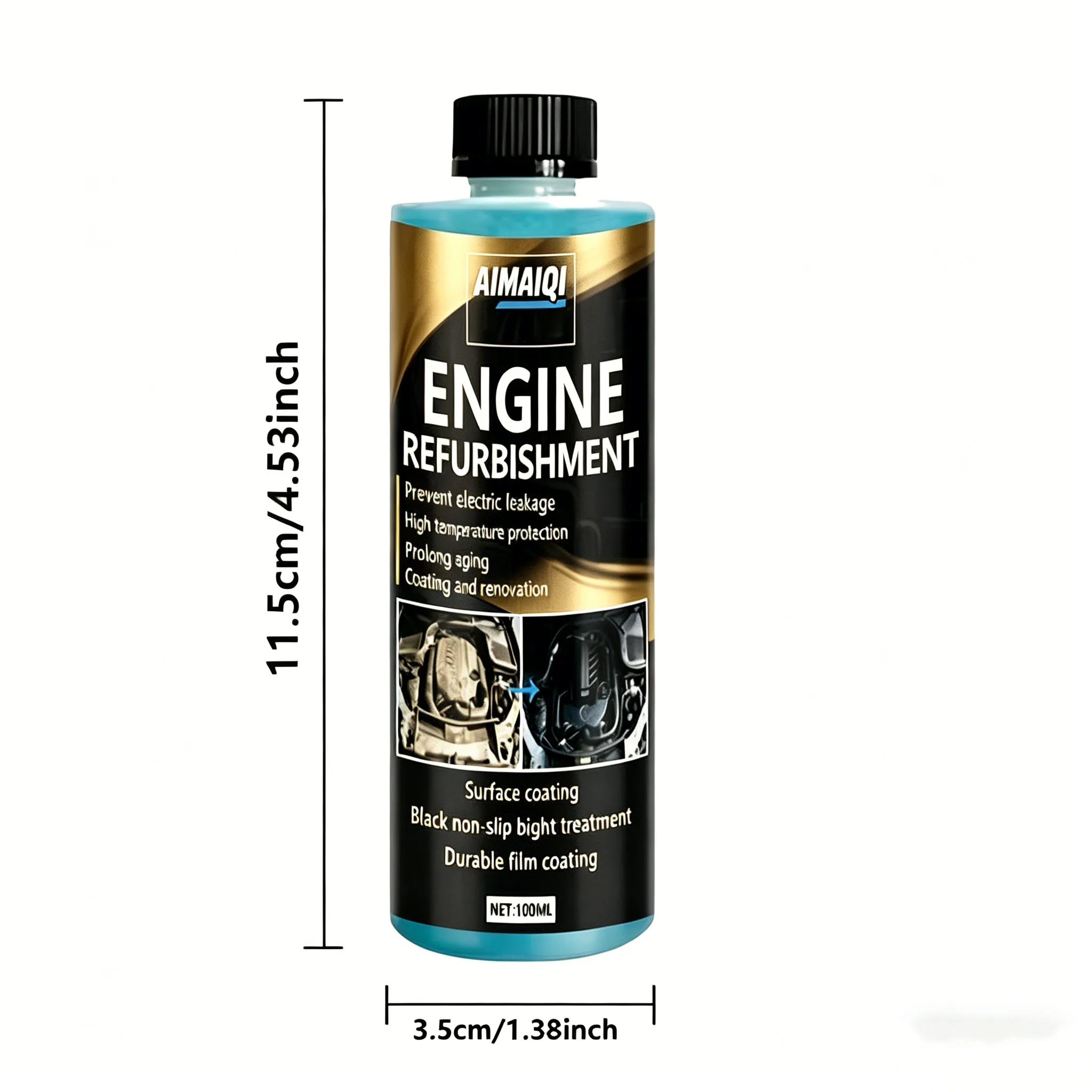 Engine Bay Refurbishment Coating Agent, High Temperature Resistant & Anti-Aging Surface Treatment for Auto Engine Compartment, R