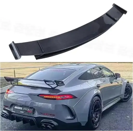 

For Mercedes-Benz AMG GT50 GT53 GT63 GT63S 2019-2023 RT900 FRP/Real Forged Carbon Fiber Car Rear Wing Trunk Lip Spoiler