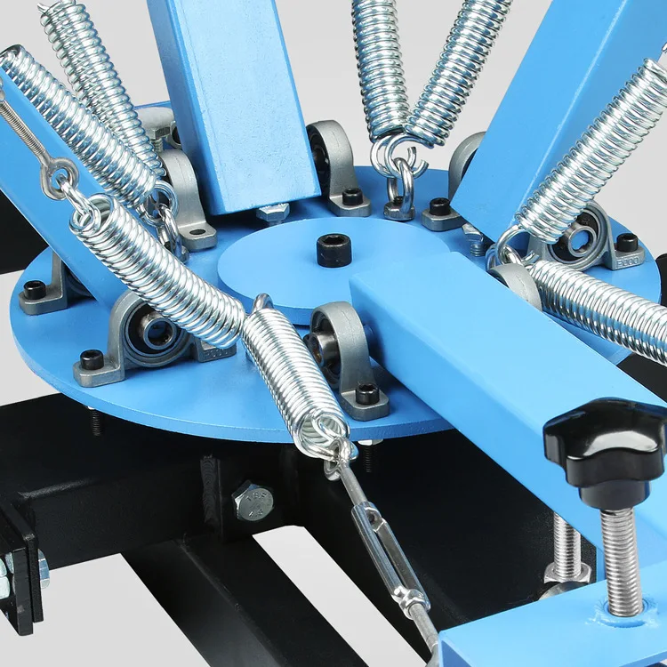 4 Color 4 Position Manual  Machine  Bag Machine Rotary Screen Printing Table Flat