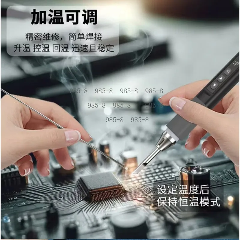 Adjustable Temperature Soldering Iron Multimeter with OLED Screen for Phone PCB Repair and DIY Projects, 96W ZT-N2 Smart
