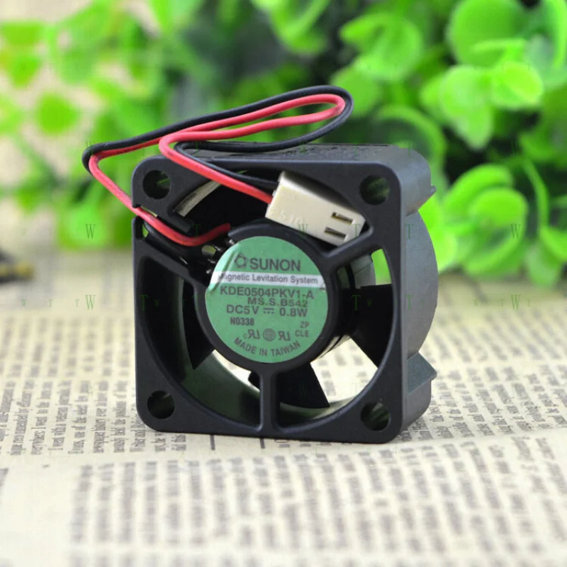 H  for  SUNON KDE0504PKV1-A 5V 0.8W 4020 4CM temperature control routing switch mute fan
