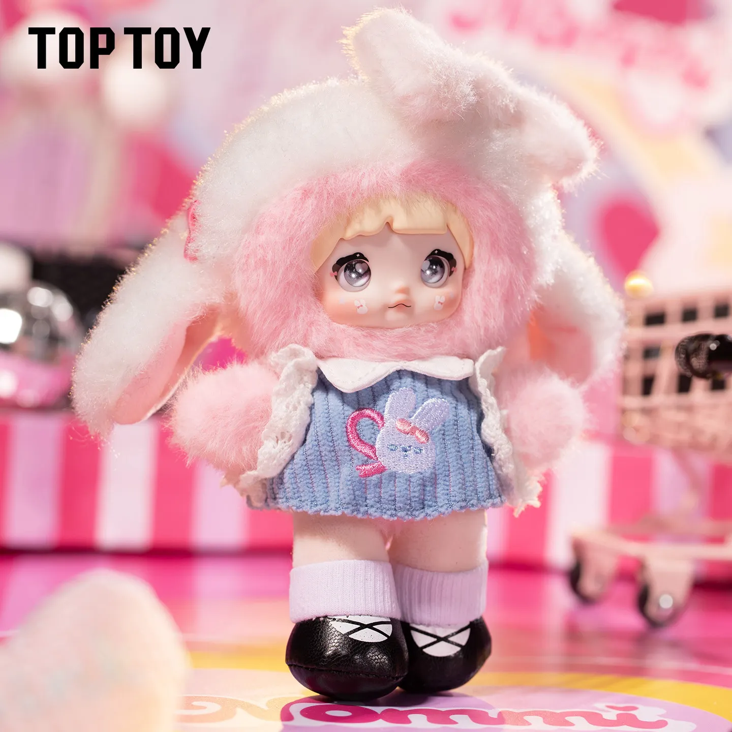 

Rosy Same style NOMMI Pink Energy Vinyl Plush Blind Box Doll Stuffed Toy Gifts for Girls