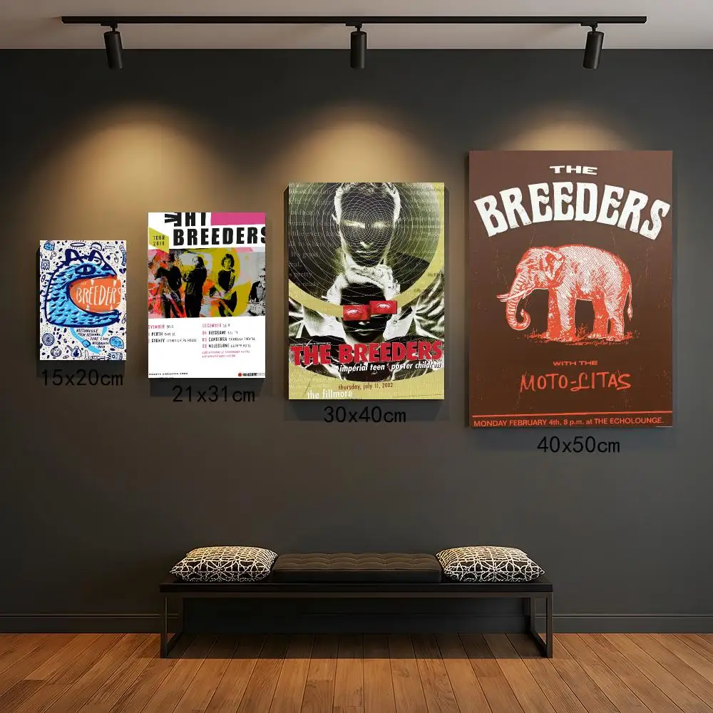 band T-The Breeders-S Painting Calligraphy Elegant Botanical Decor for Living Room Modern Interior Design