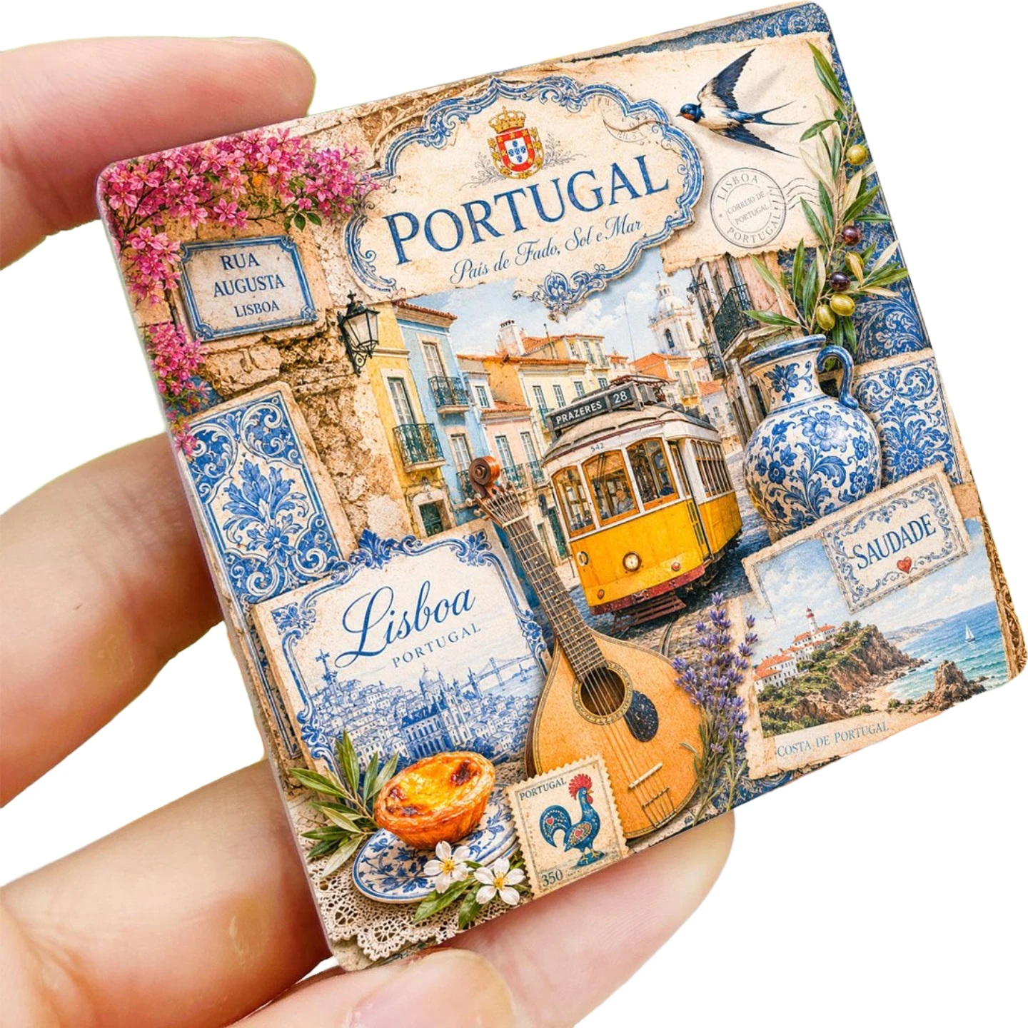 Portugal Ceramic Fridge Magnets Tourist Souvenirs Decoration Articles Handicraft