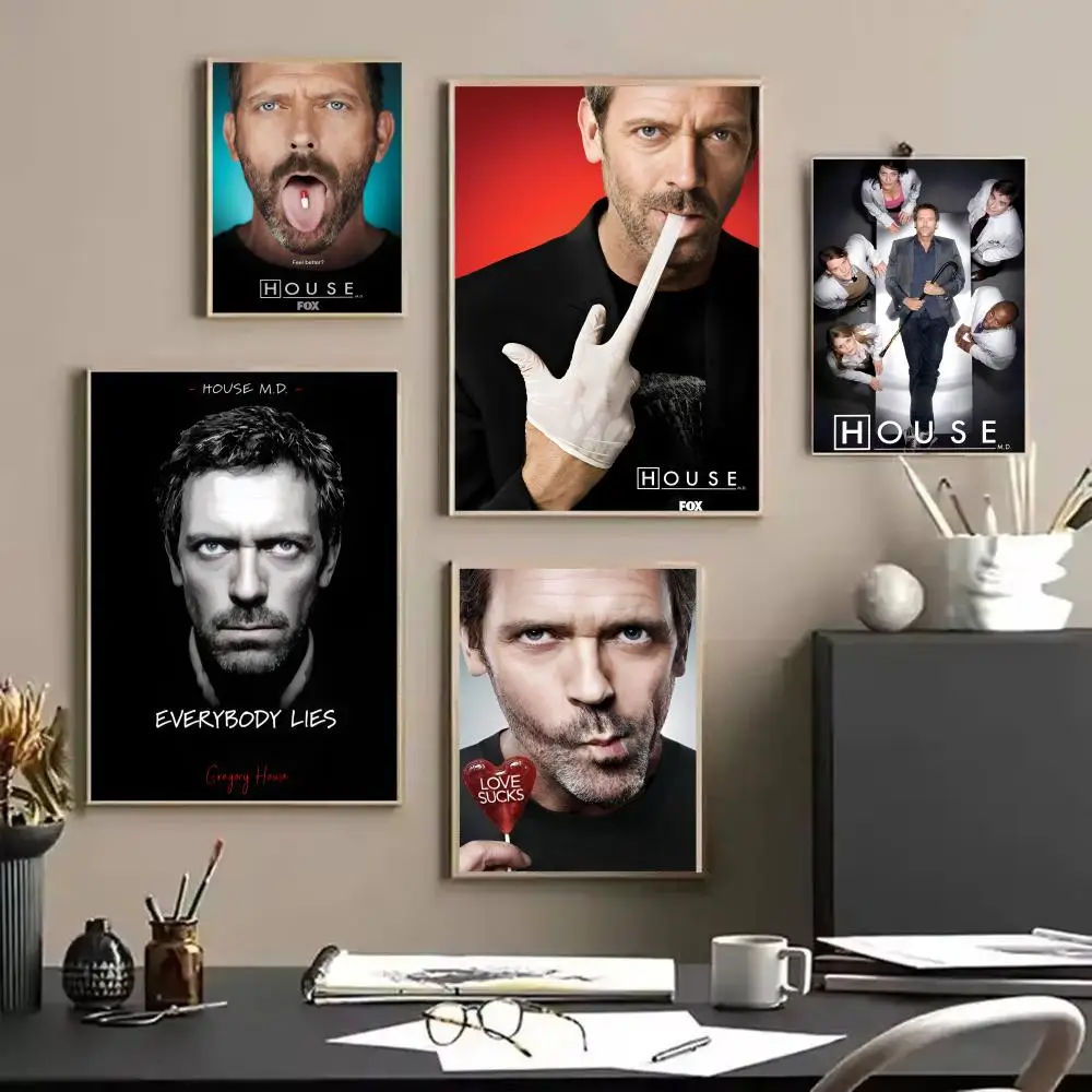 

Hot Popular H-HouseS MD TV Painting Calligraphy HD Canvas Waterproof Wall Art Picture For Home Office Living Room Bedroom Gift