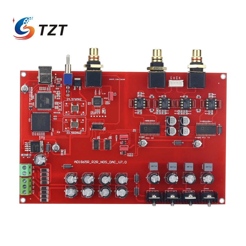 TZT 1865-23 AD1865R NOS R2R Decoder Board 2023 Modified Version High Performance DAC Decoder Board