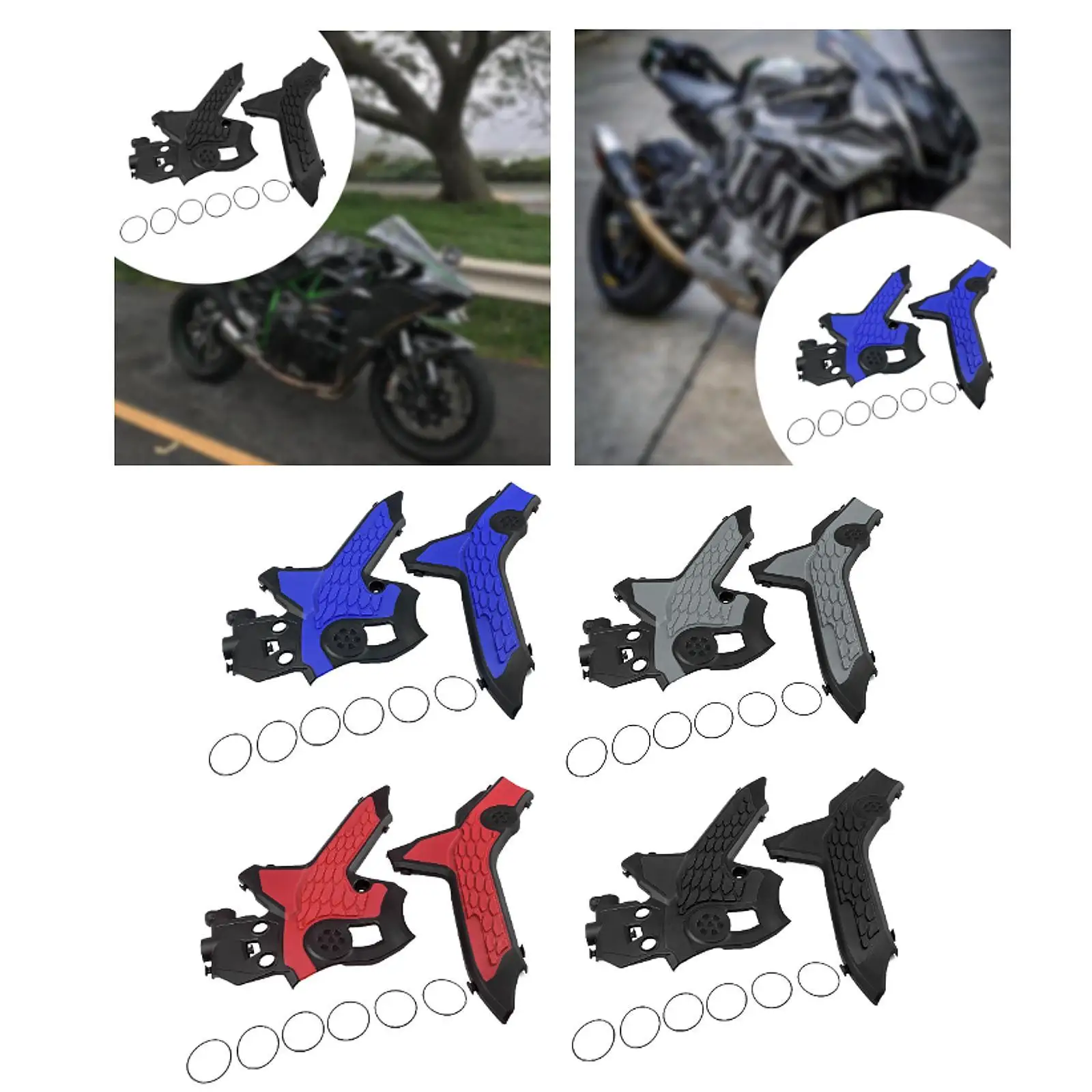 

Motorcycle Frame Guard Side Protection Durable Cover Panel for Honda CRF300L
