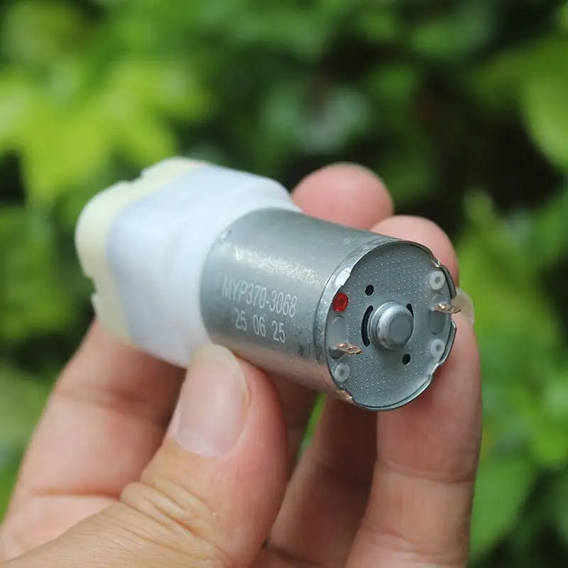 1/5Pcs 370 Micro Air Pump DC3.7V High Pressure Self Priming Diaphragm Oxygen Pump For Fish Tank Outdoor Aquarium DIY Project