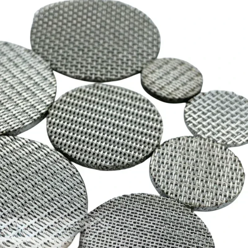 

316 stainless steel round sintered filter 5pcs high-precision explosion-proof heavy-duty