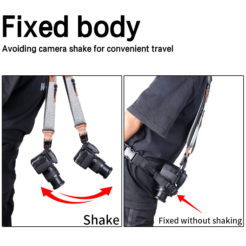 Camera Belt Stable Photography Outdoor Travel Shooting Accessories Suitable For Sony Canon Fuji Nikon Dslr Camera Fixing Belt