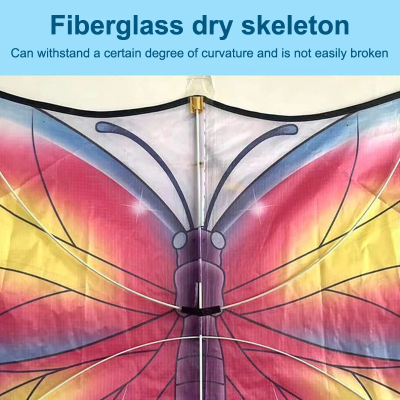 1.4 متر فراشة ملونة طائرة ورقية ألعاب طائرة للأطفال الطائرات الورقية تحلق الأسماك الطائرات الورقية المهنية الرياح الورقية لعبة الرياضة الترفيه طائرة ورقية Ai