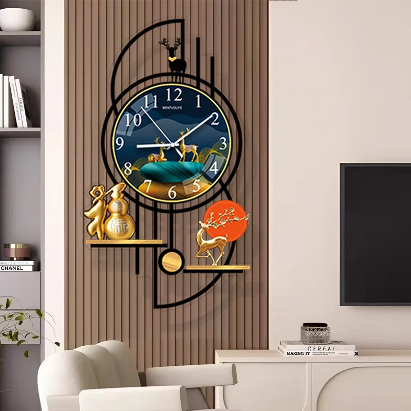 

Household clock light luxury high-end watch dining room wall decoration clock wall hanging living room