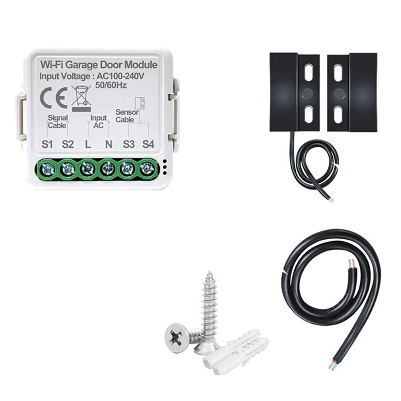 AA63 HOT Tuya Smart Wifi Garage Door Opener Garage Door Opener Controller For Alexa Google Home Assistant