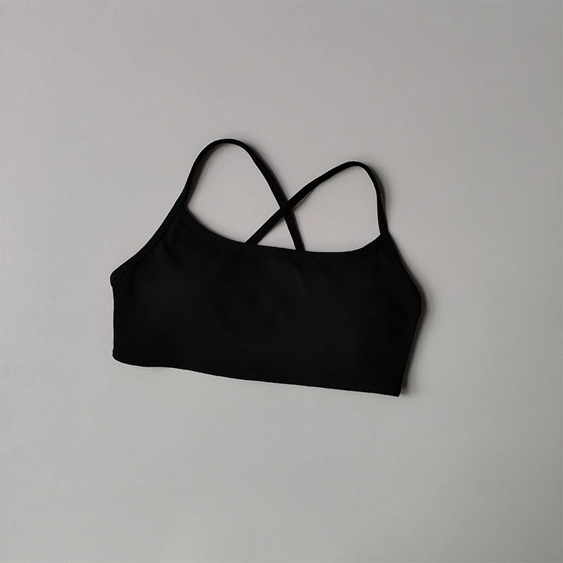 Kreuzschöner Rücken-Sport-BH für Damen, schnelltrocknender Fitness-BH mit Brustpolster, sexy, rückenfreier Yoga-Anzug mit Trägern – Detail 8