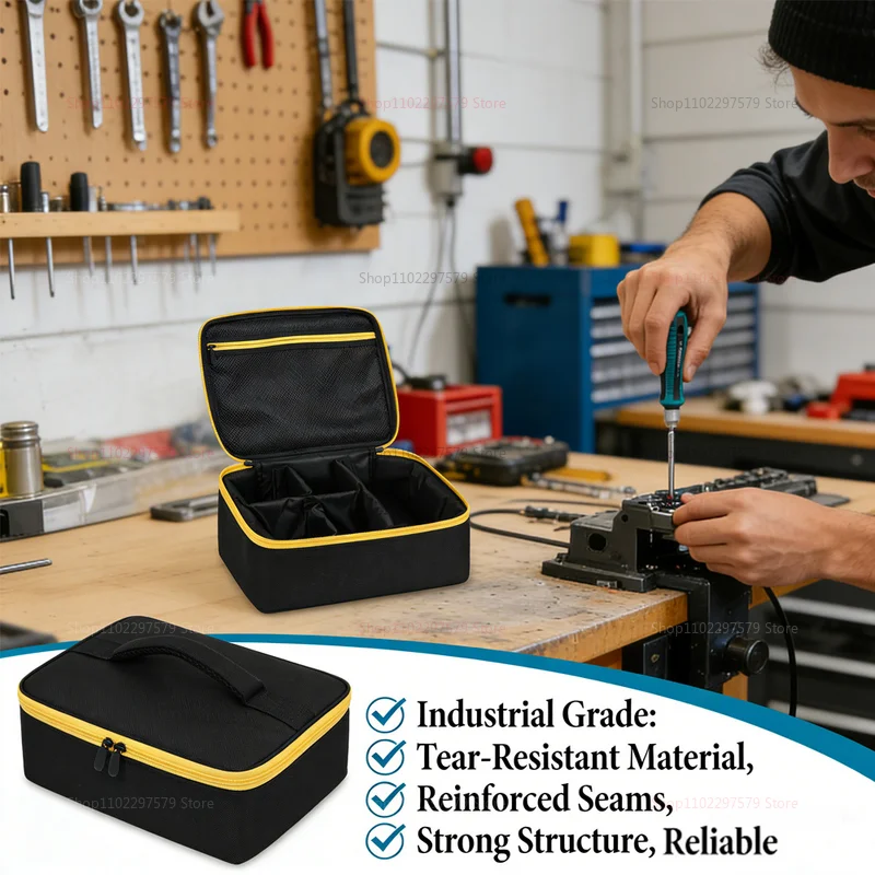 

Многофункциональная сумка для хранения аксессуаров для угловой шлифовальной машины, органайзер для полировальных и шлифовальных инструментов, прочный чехол для переноски