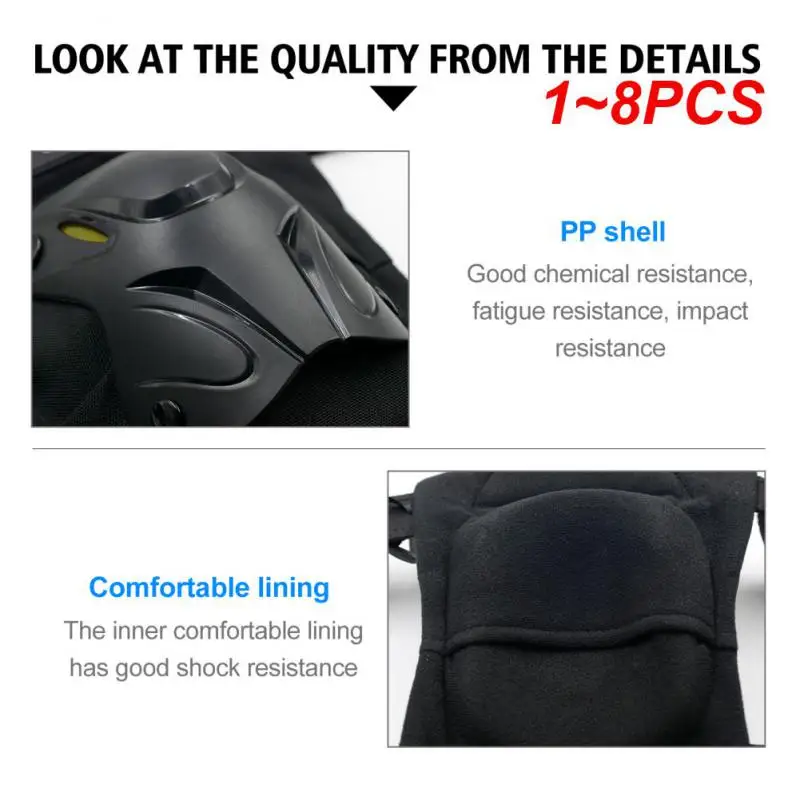 1 ~ 8 SZTUK Sportowe nakolanniki i nałokietniki do stawów Motocross Sprzęt Mtb Dorosły Motocykl Rower Deskorolka Sprzęt ochronny