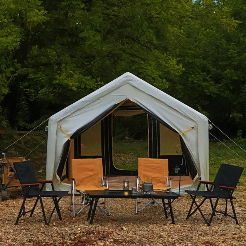 Fully automatic inflatable tent outdoor camping new thickened oxford camping single decker equipment roof cabin