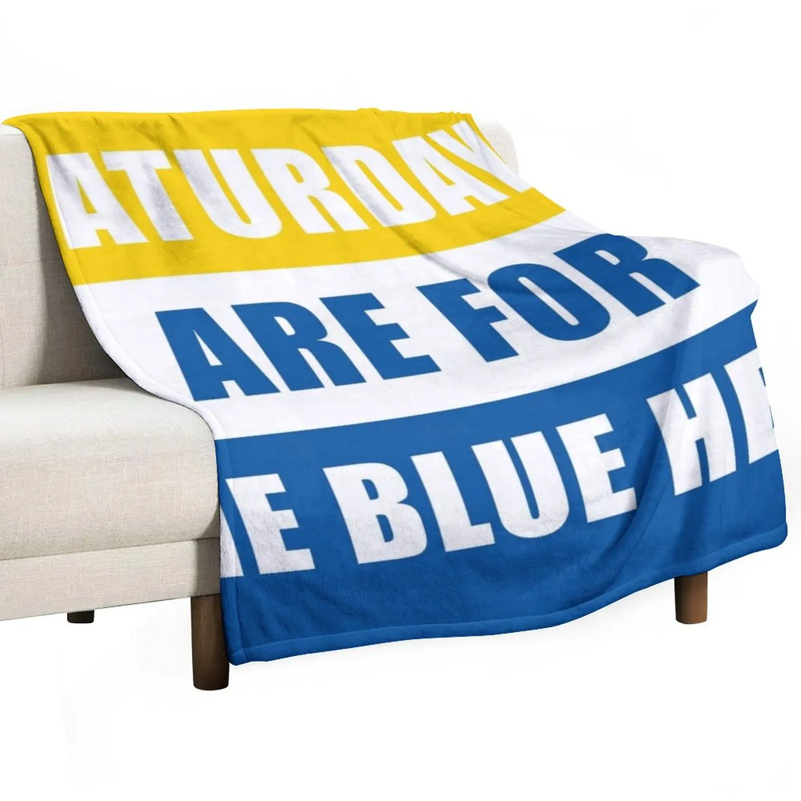 

Saturdays are for the blue hens- University of Delaware Throw Blanket Bed linens Cute bed plaid Blankets