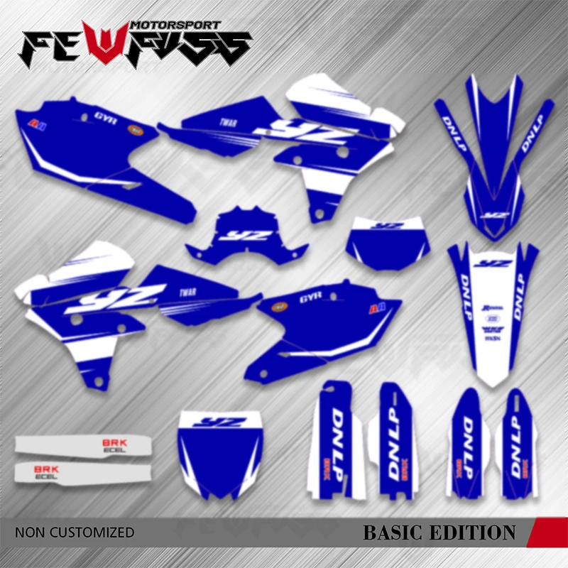 

Fewfuss Motorcycle Graphics Decal Stickers For YAMAHA YZ250F YZF 250 2014-2018 YZF250X WRF250 2015-2019 YZ450F YZF 450 2014-2017