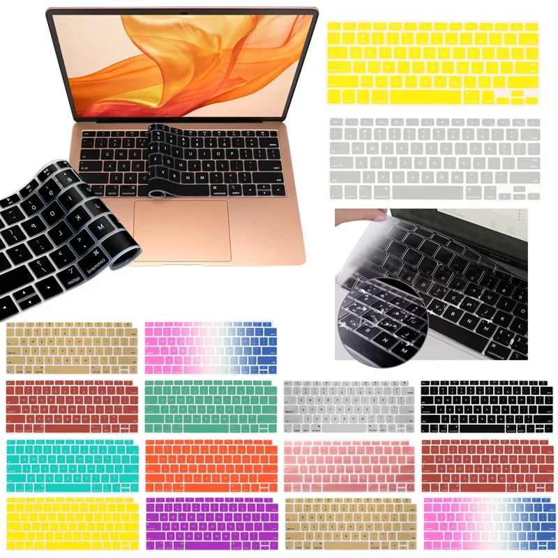 Housse de protection de clavier en Silicone pour Macbook Air 13 M1 2020 A2337 A2179 A1932