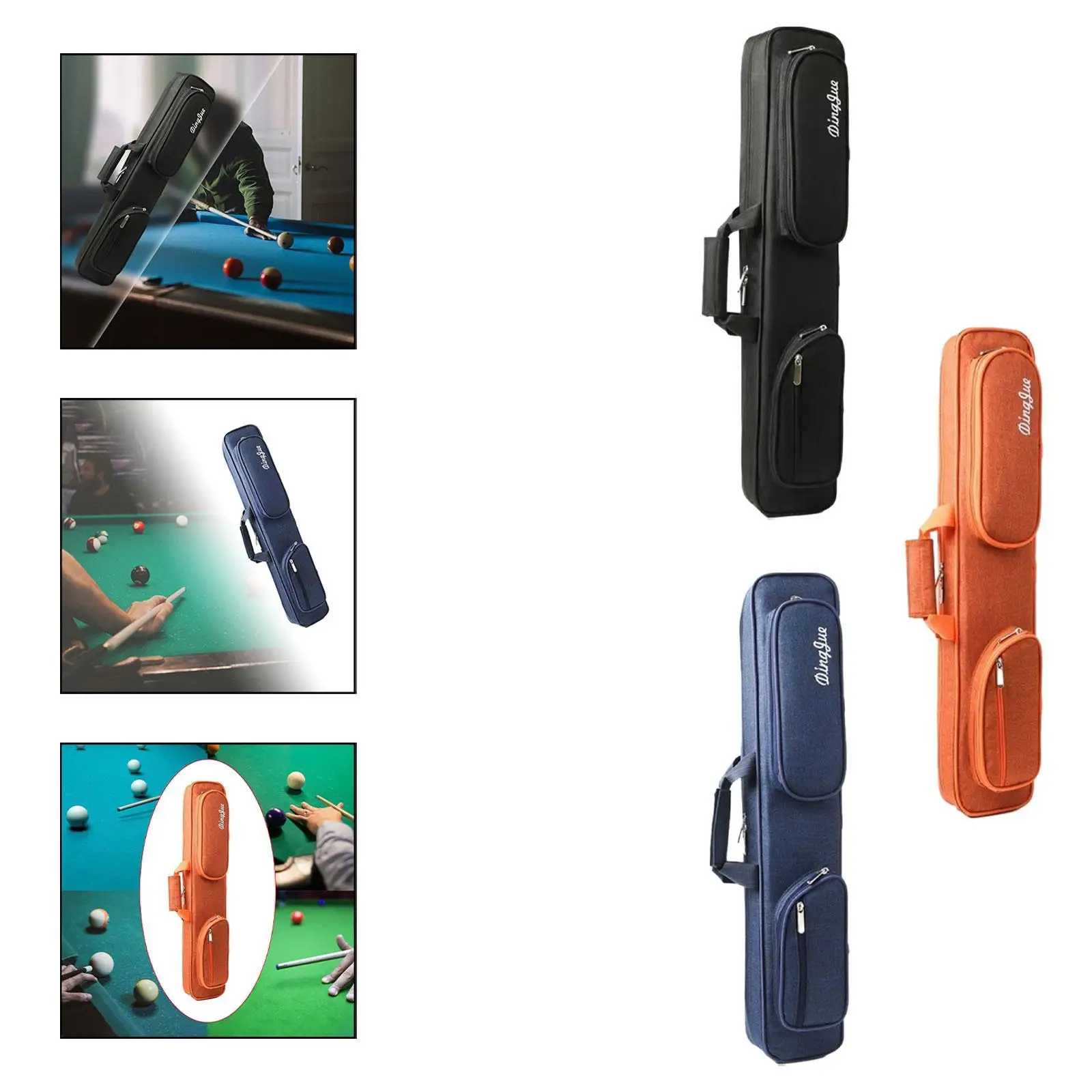 

Чехол для бильярдного кия, регулируемый плечевой ремень, подарок, 1/2 шарнира, чехол для кия
