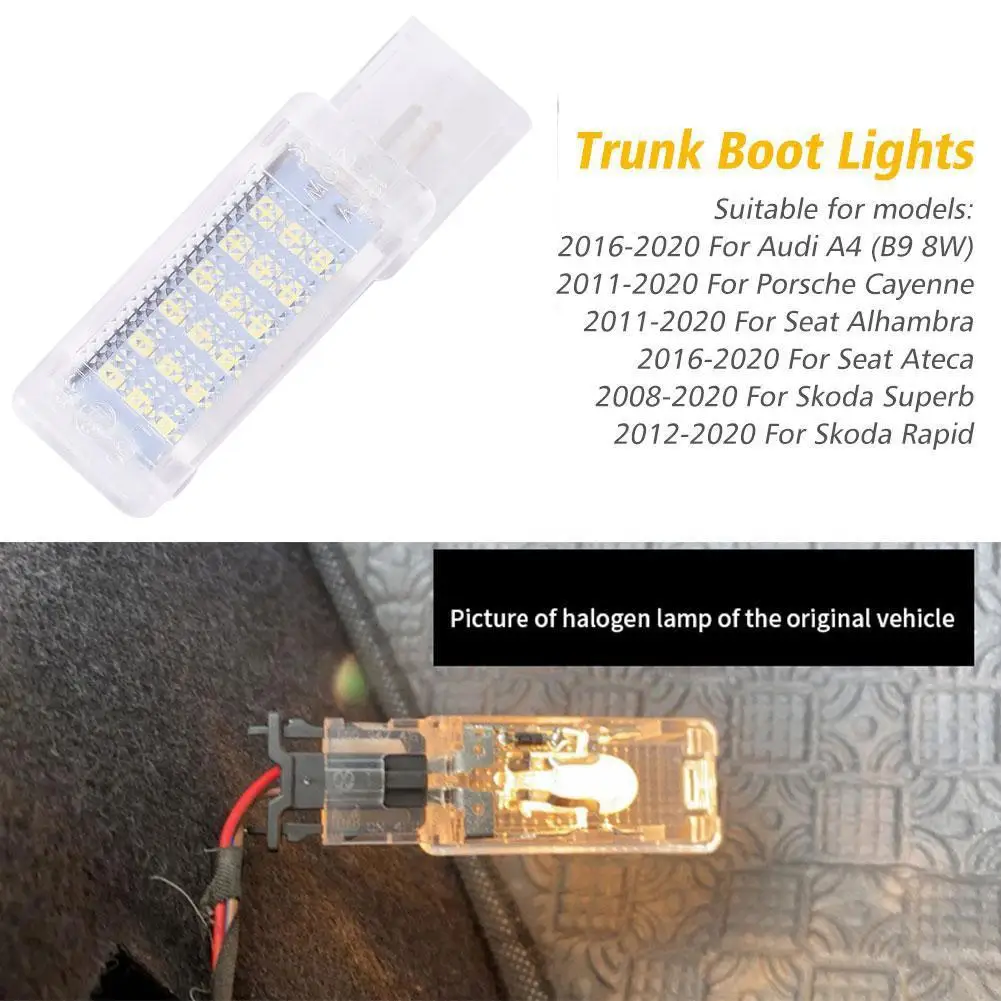 

LED Luggage Compartment Lights Trunk Lamps for AUDI A4 Cayenne B6 B7 B8 2006-2020 CC Interior Lights M3N4