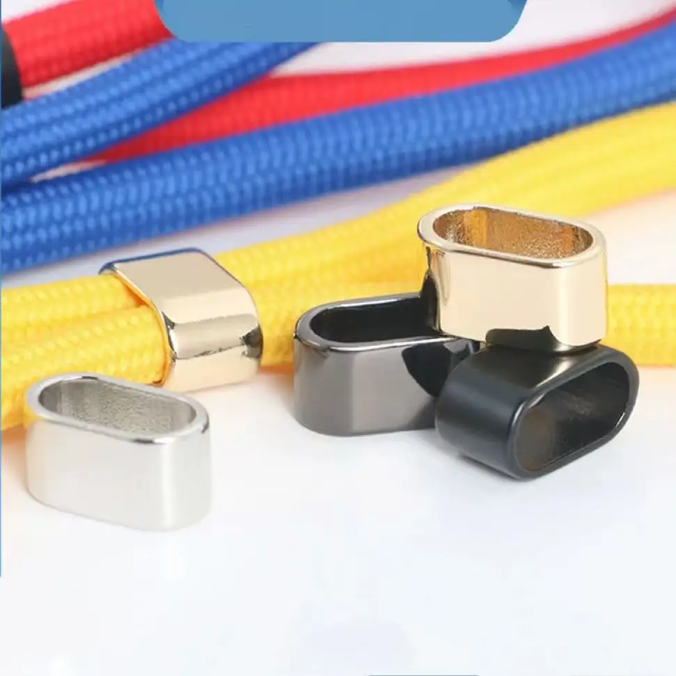 50 Stück verstellbare Metallschnallen, Handy-Lanyards, Clips für Kapuzenpullover und Schuhbänder, rutschfeste Kordelzug-Schnallen – Detail 1