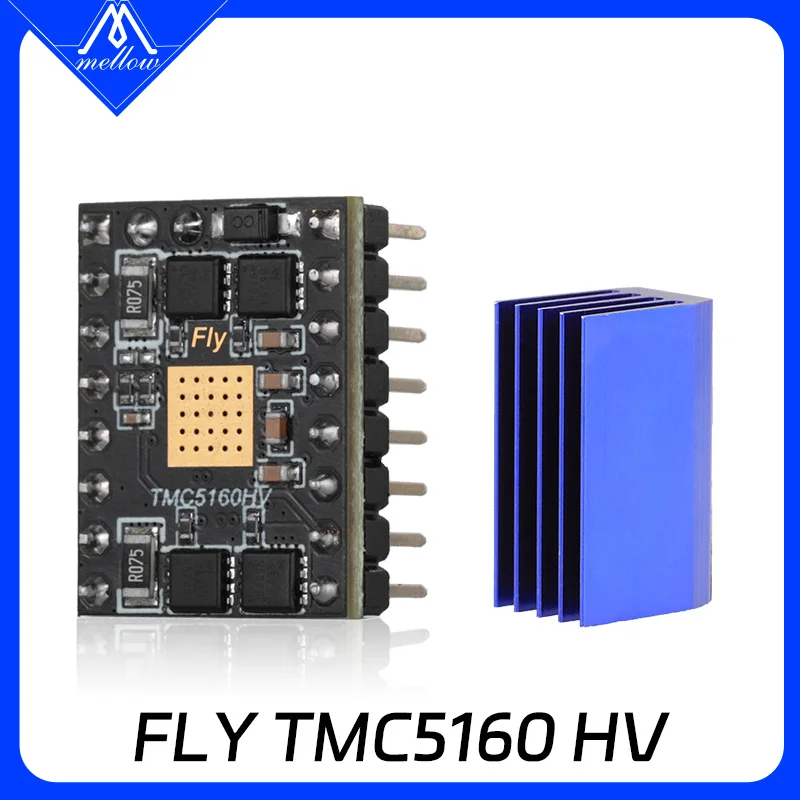 

Mellow 48V Fly TMC5160 HV Max 4.4A Stepper Motor StepStick SPI Silent Driver For Gemini Super ♾️ Super 5 Board 3D Printer Parts
