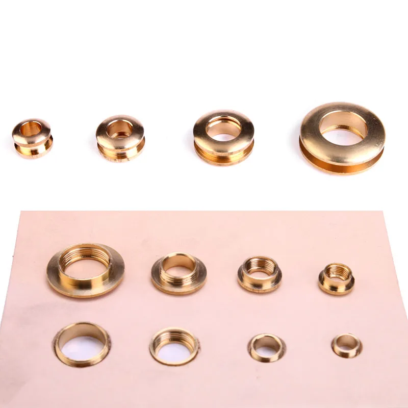 1set 7mm-11mm Brass Eyelets with Grommet for Leathercraft DIY Scrapbooking Shoe Belt Cap Bag Tag Clothes Backpack Accessories