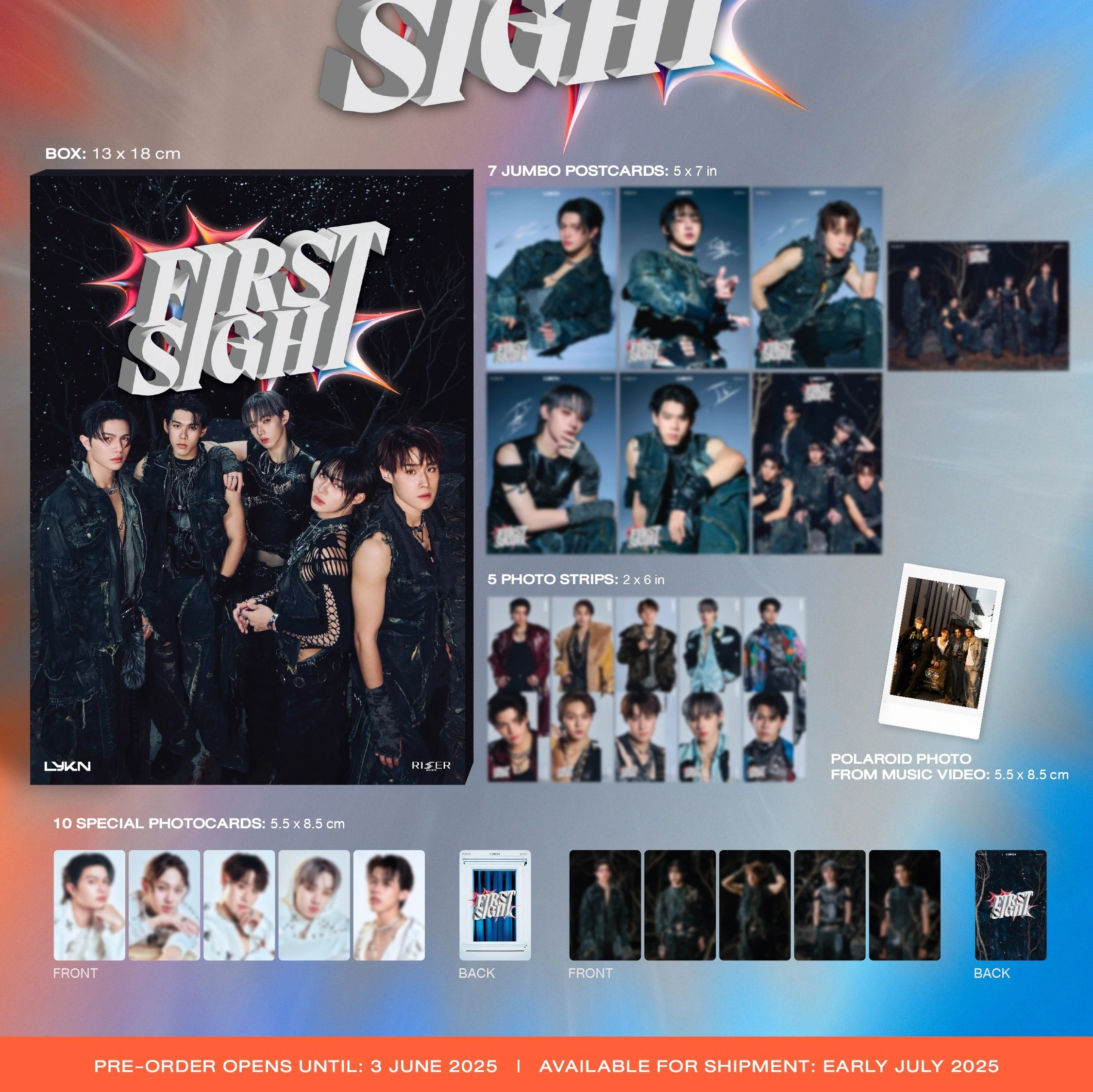 

Lykn first sight photocard set pre sale official original
