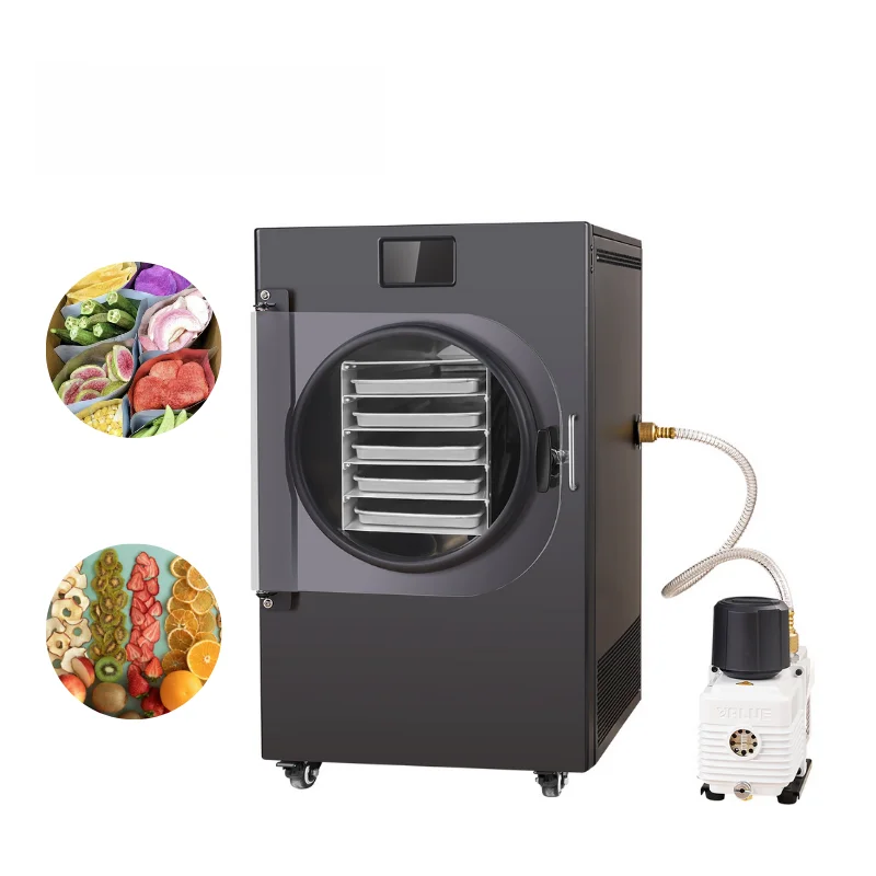 Stainless Steel SS304 Freeze Dryer Machine 4 Trays Food Grade Material Rust Resistant Durable Construction Professional Results