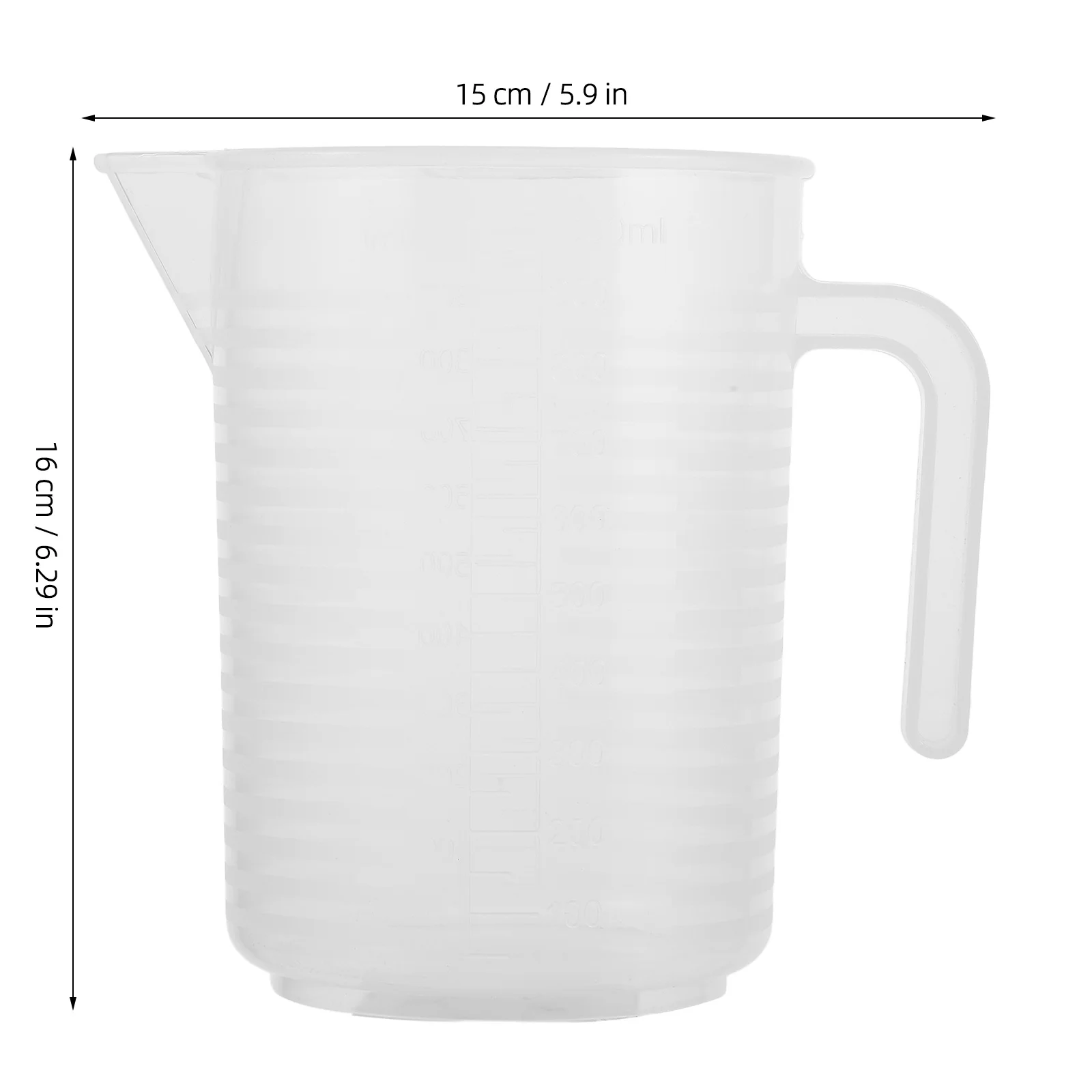 Tasse à mesurer d'huile en plastique, récipient d'huile de Transmission automatique, matériau robuste, facile à utiliser, mesure précise universelle