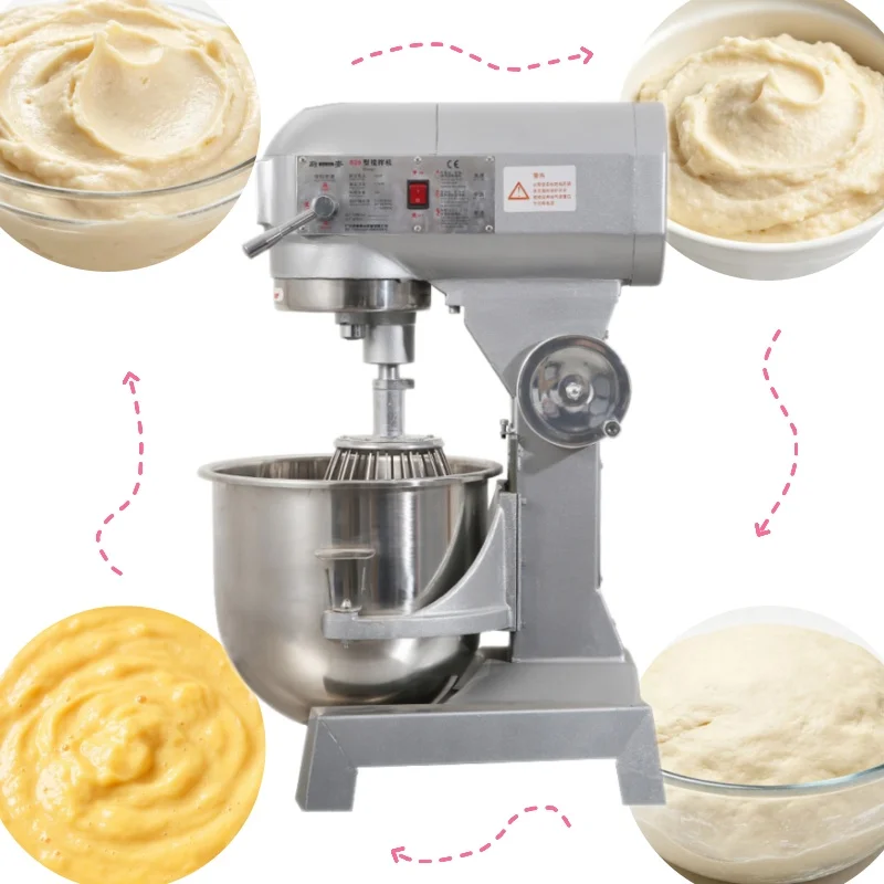 Low Noise Spiral Cream Whipping Machine	Automatic Stuffing Mixer	Professional Bakery Dough Mixer