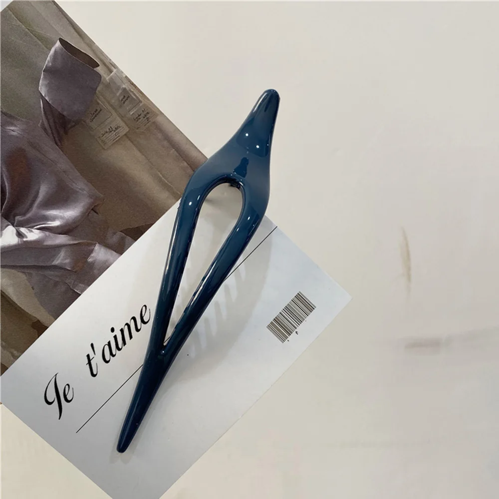 Ladies Plastic Dripping Temperament Korean Top Clips Duckbill Clip Hairpin Morandi Hair Clips Disk Hair