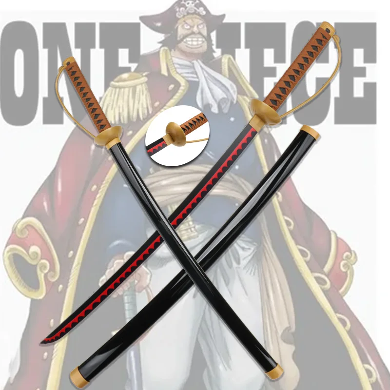 104Cm Bamboe Hout Demon Moordenaar Katanas Roger Japanse Anime Cosplay Wapen Model Prop Room Decor Kids Speelgoed