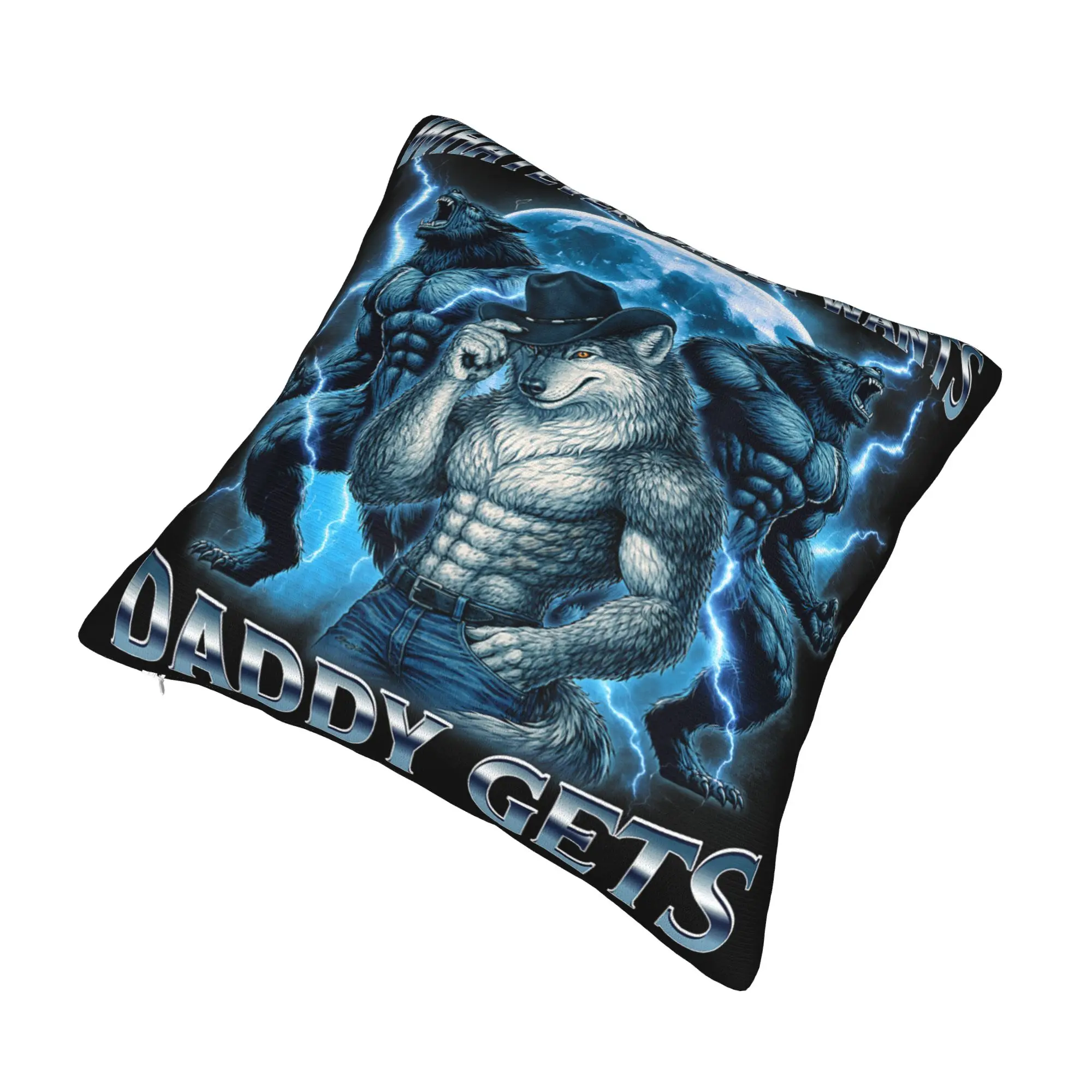 Decorative Pillowcases Whatever Daddy Wants Daddy Gets  Stuff Sofa  Pillow Case Cover Zipper Multiple Sizes
