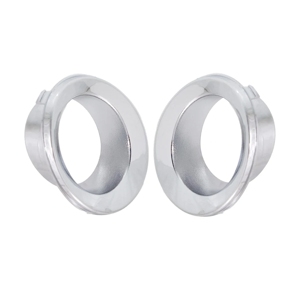 Fog Light Chrome Trim Bezel Pair For MINI For COOPER Base 2005-2008 Vehicle Front Left And Right Direct Replacement Part