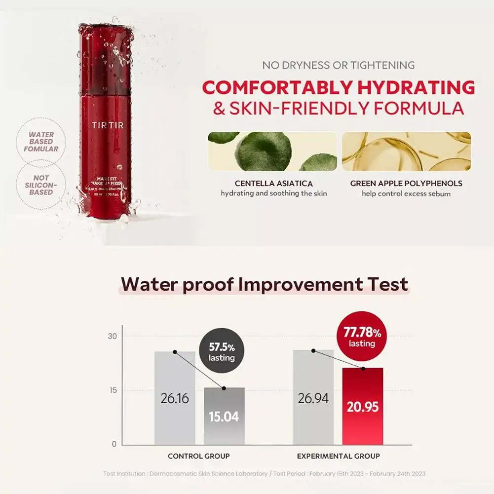 สเปรย์แต่งหน้าติดทนนานและปราศจากน้ํามัน Face Mist เครื่องสําอางน้ําหนักเบาสําหรับผิวด้าน ให้ความชุ่มชื้นและป้องกันรอยเปื้อน