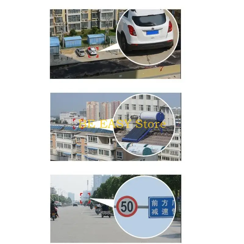 e28f 단서 망원경 40x60 스마트 폰 홀더 삼각대가있는 고전력 단추