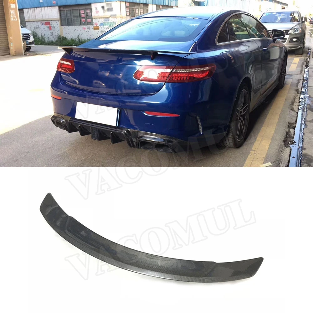 

VACOMUL For W238 Carbon Fiber Rear Spoiler for Mercedes Benz E Class 2-Door Coupe E250 E300 E350 2017 2018 2019 Rear Trunk Wings