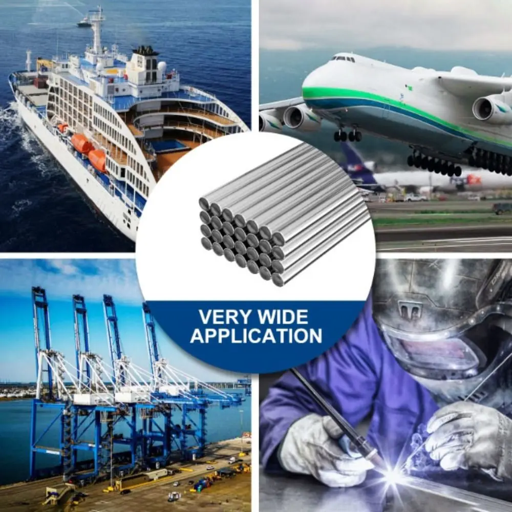 

Straight Hard Stainless Steel Wires Low Temperature Corrosion Resistant Aluminium Welding Electrodes Flux Cored Round Rod
