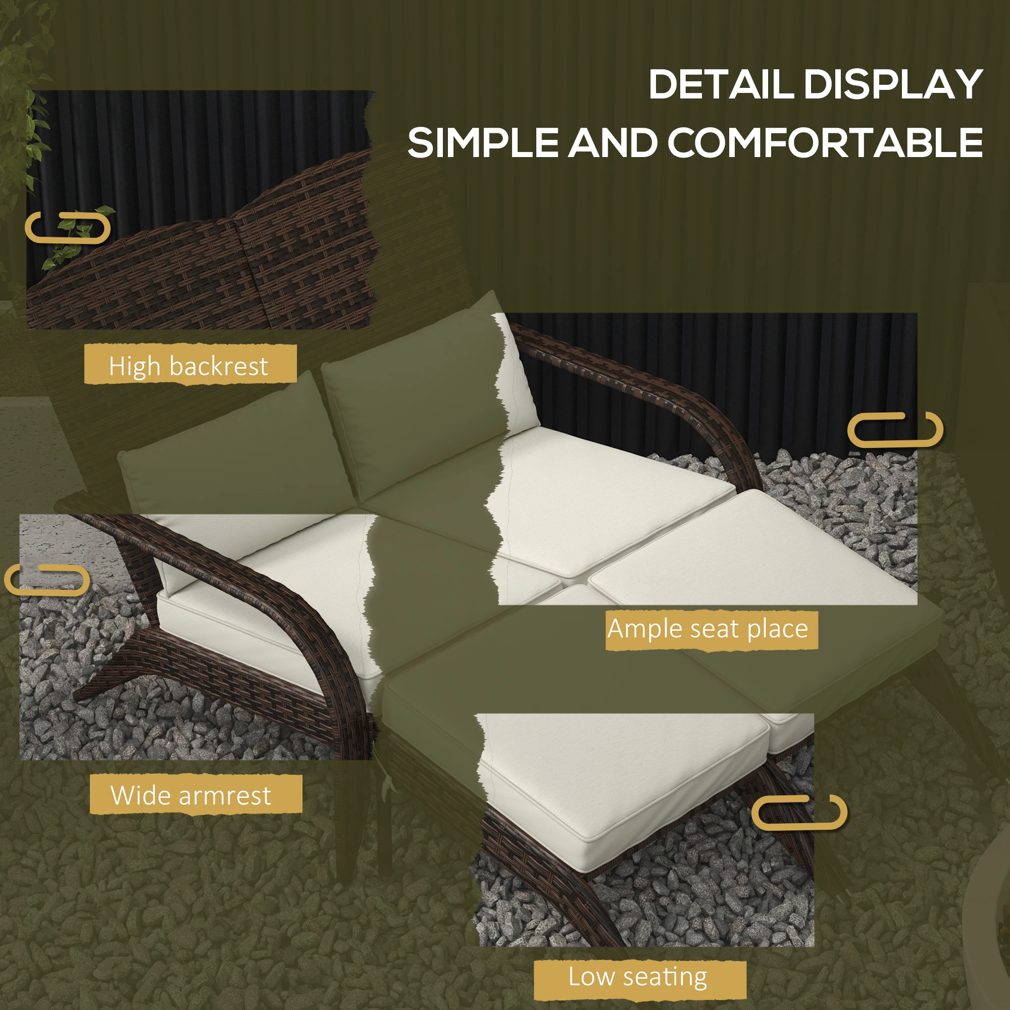 2 Sedie Adirondack in Vimini p - Outdoor Furniture With Fire Pit recensione e prezzo