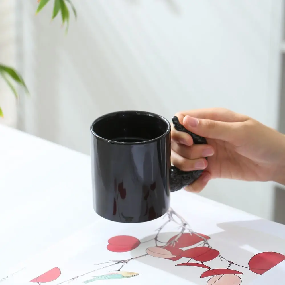 Three-dimensional Tail Mug Funny Monster Internet Celebrity Water Cup Personality Strange Cup Large Capacity Ceramic Water Cup