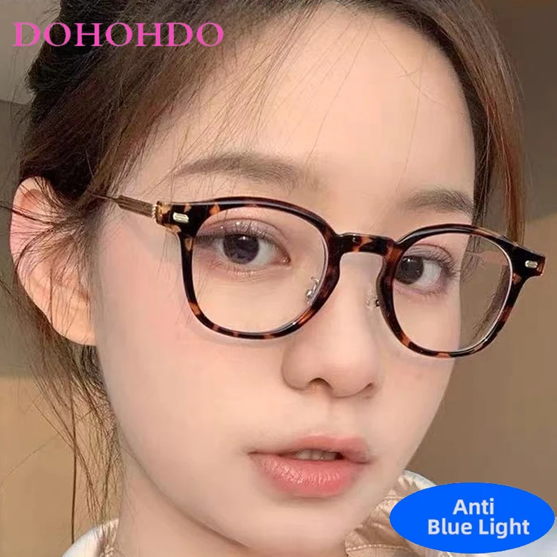 

Vintage Brand Designer Retro Small Square Metal Eyeglasses Men Women Blue Light Blocking Glasses For Computer Use Lentes Очки