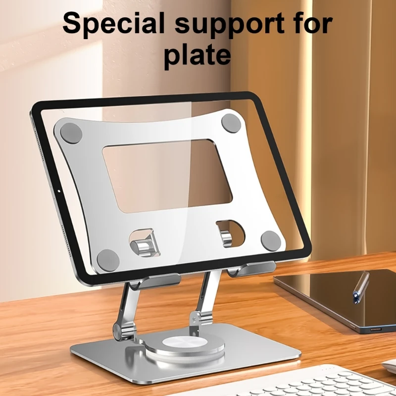 

Modern Metal Desk Mount Tablets Stand for Desk,Stable Tablets Holder with Heavy and Thickened Metal Base for Smartphones
