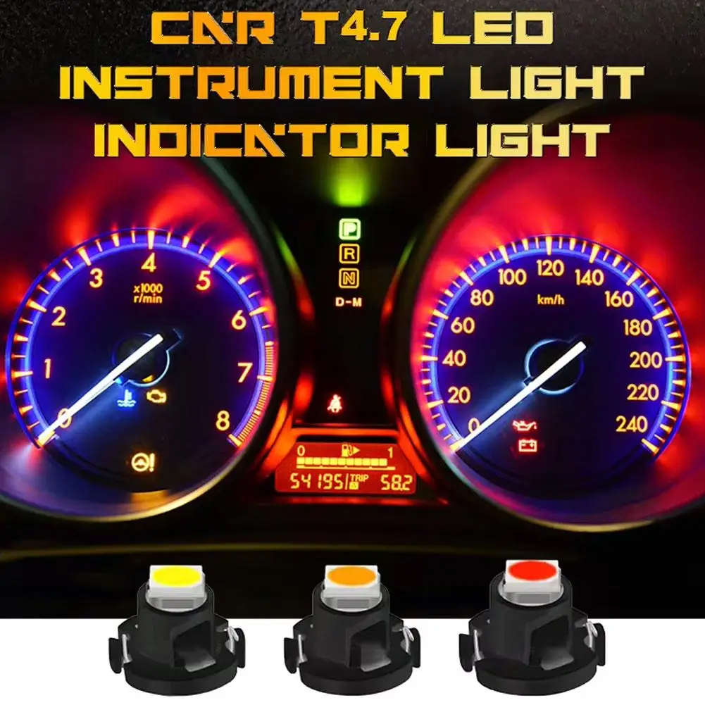 

Super Bright 3030 Smd Chipled T4.2 T4.7 Indicator Light Warning Car Auto Lamp Bulb Lamp Instrument Light Indicator Dashboar C0o1