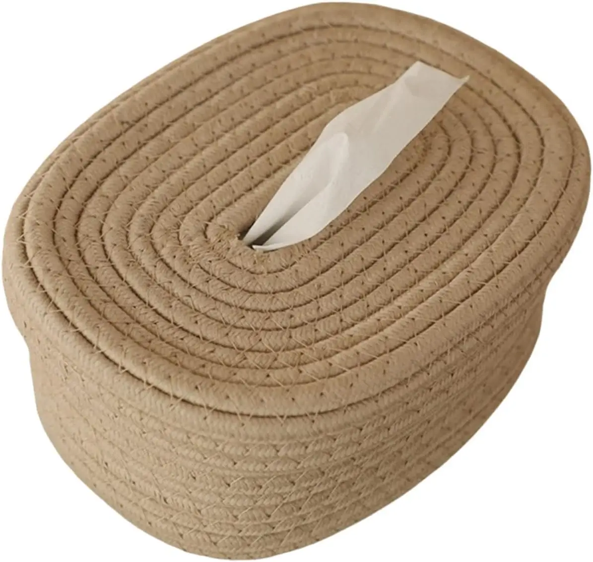 

Box Paper Storage Box Tissue Holder Desktop Cotton Rope Tissue Case Bedroom Tissue Case Paper Towel Dispenser