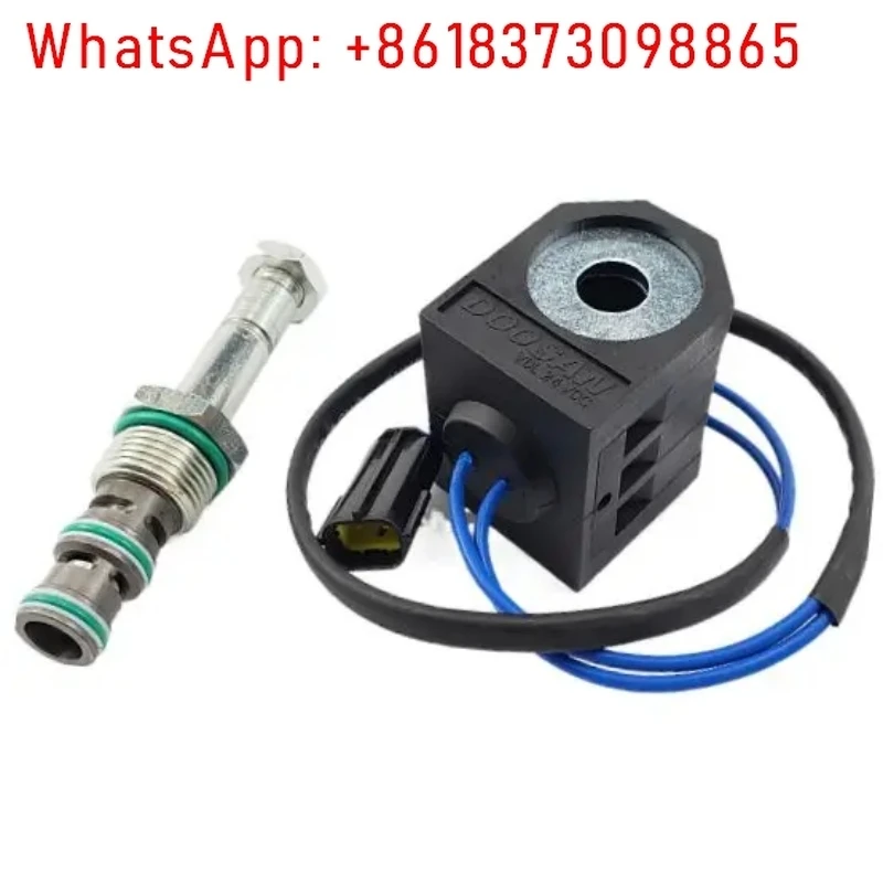 

Solenoid Valve For Doosan Daewoo DH DX150 DX215 DX225 Solenoid Valve Coil DX55 DX300-5/7/9 Safety lock Solenoid Valve Code