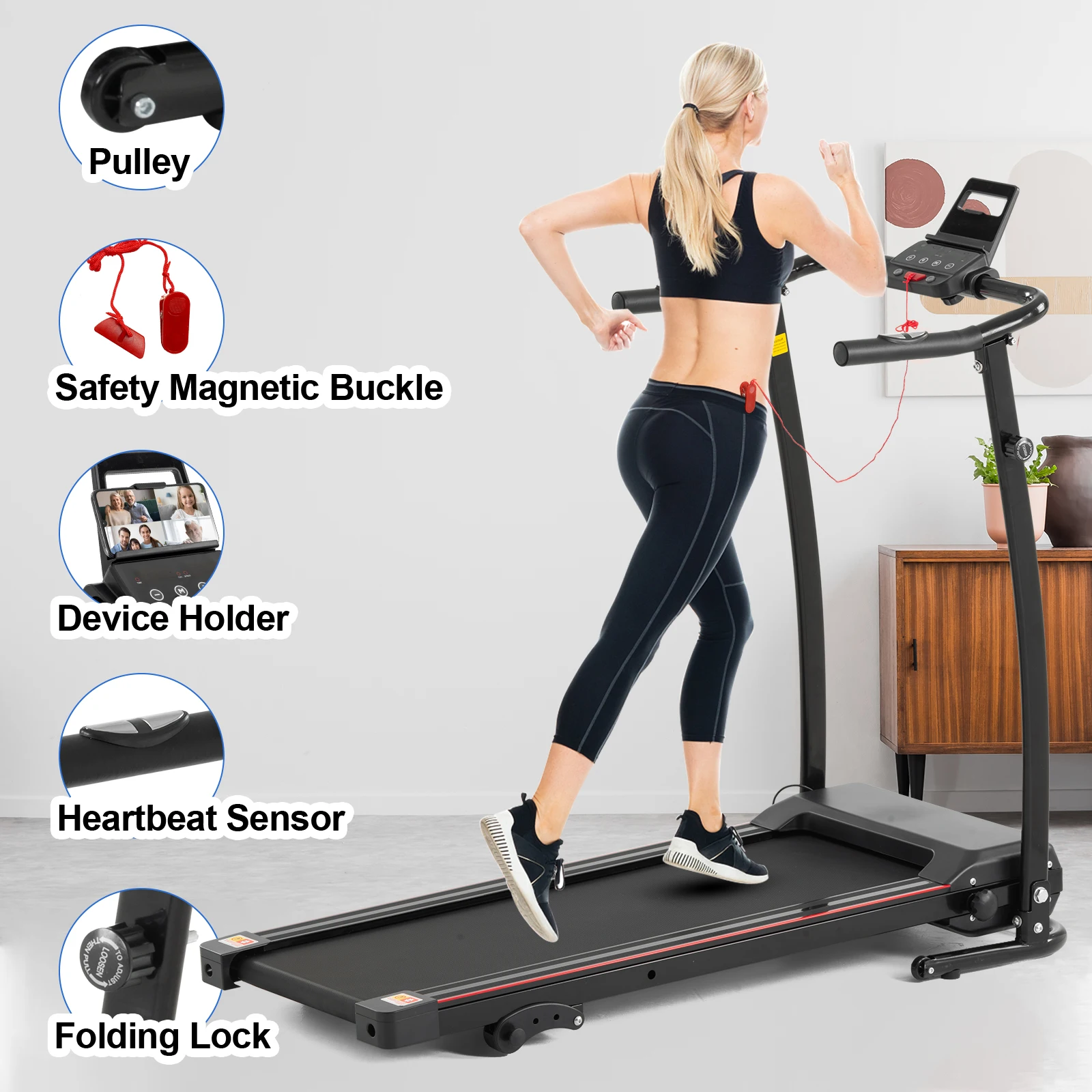 

Best Home Elite Treadmill Fitness Manual Running Machine Multi-function Smart High-quality Running Treadmill