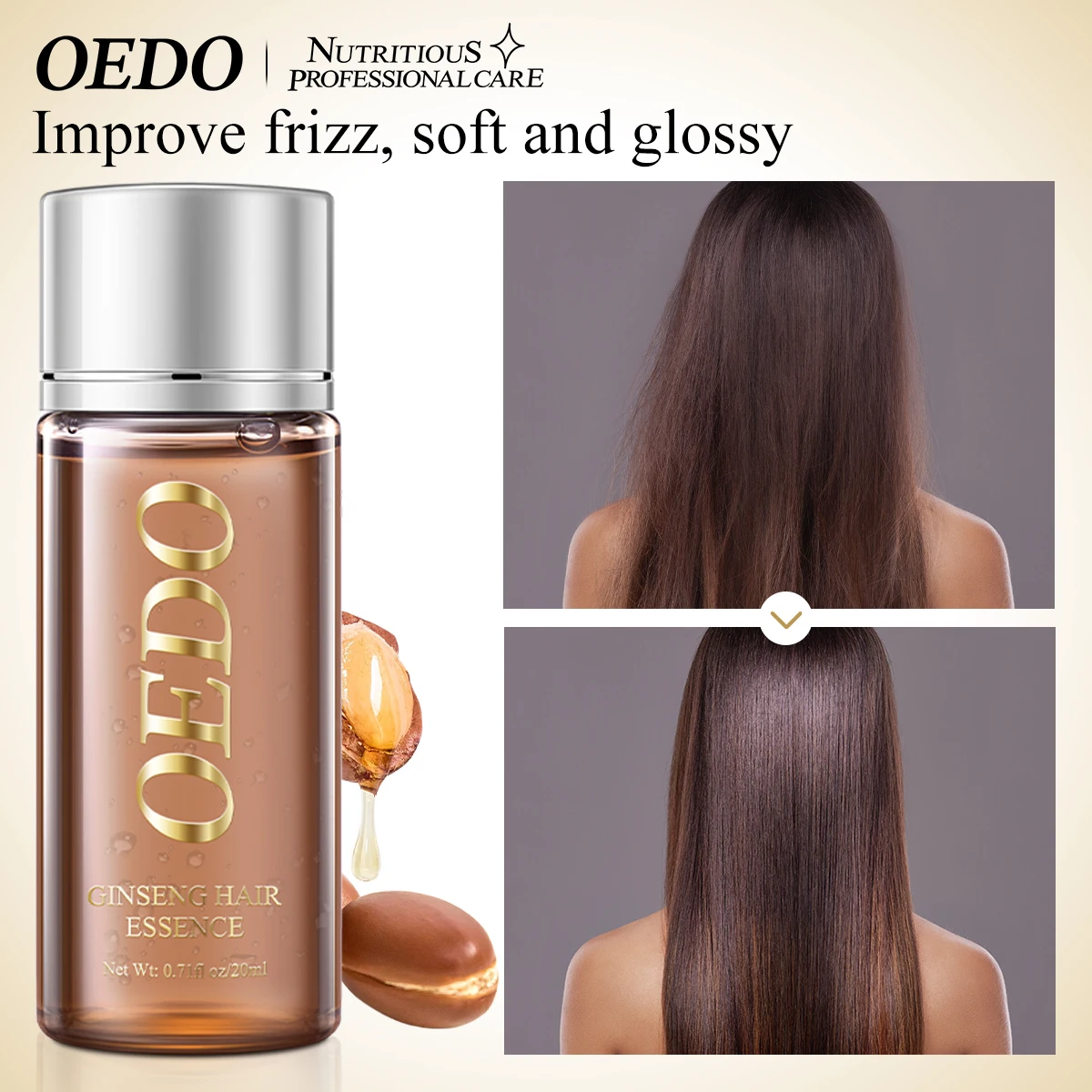 

Ginseng Hair Regenerating Serum Prevents Hair Loss Repairs Dry Damage Increases Strength Softens Hair Nutritious Hair Oil